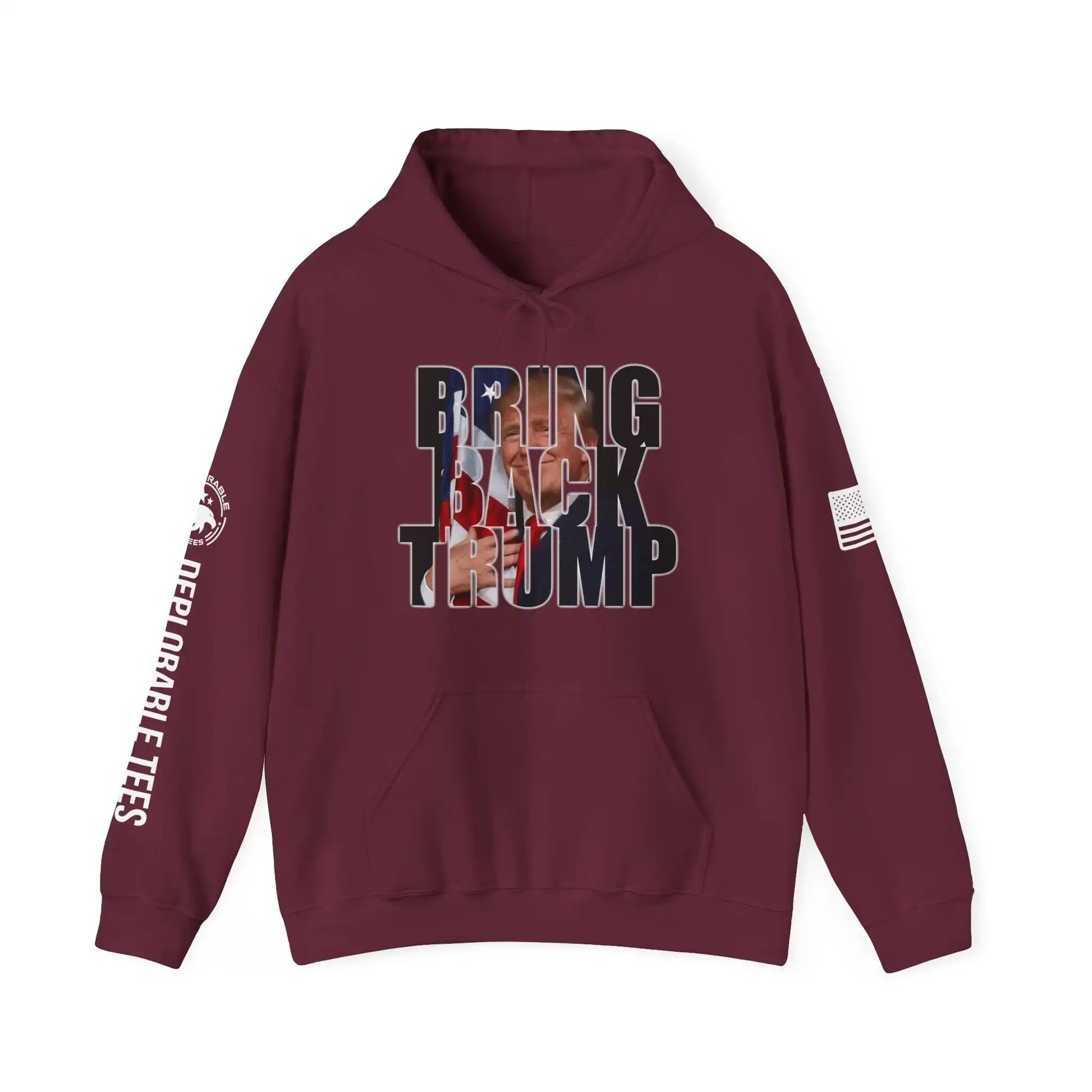 Bring Back Trump Men's Hooded Sweatshirt - Deplorable Tees