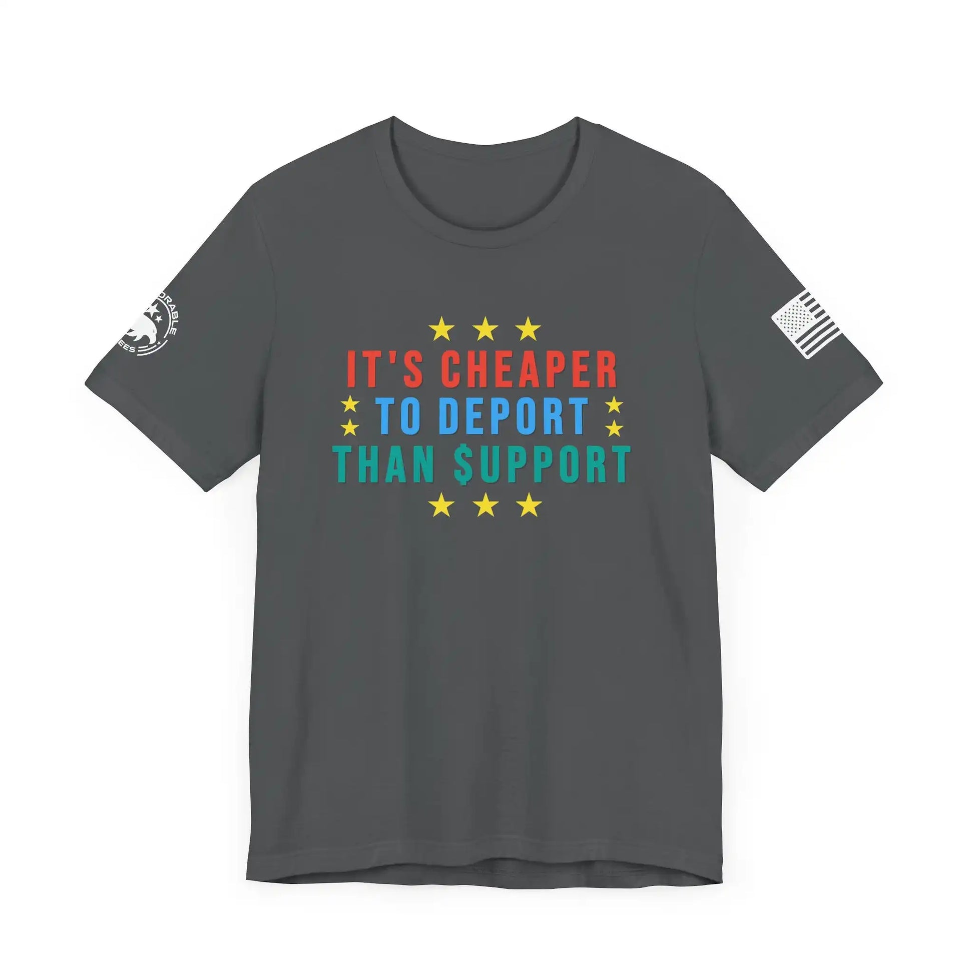 Cheaper To Deport Men's Short Sleeve Tee - Deplorable Tees