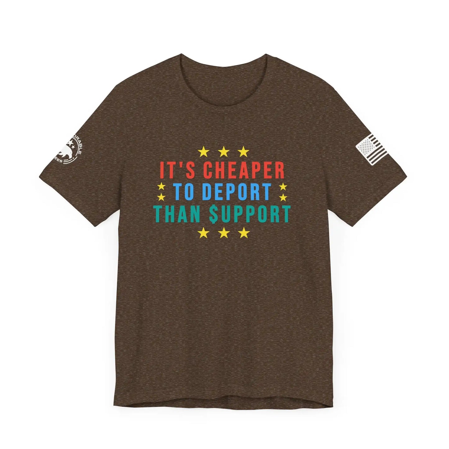Cheaper To Deport Men's Short Sleeve Tee - Deplorable Tees