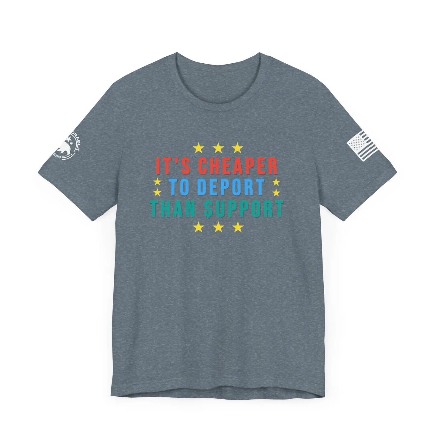 Cheaper To Deport Men's Short Sleeve Tee - Deplorable Tees