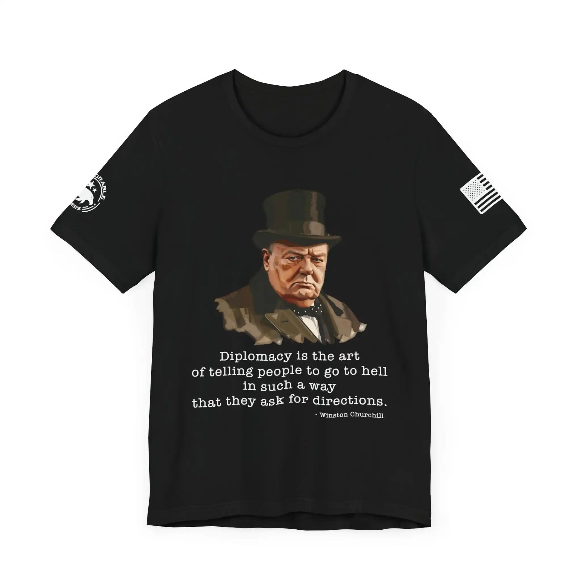 Churchill and Diplomacy Men's Tee - Deplorable Tees