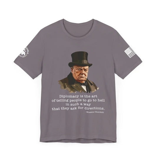 Churchill and Diplomacy Men's Tee - Deplorable Tees