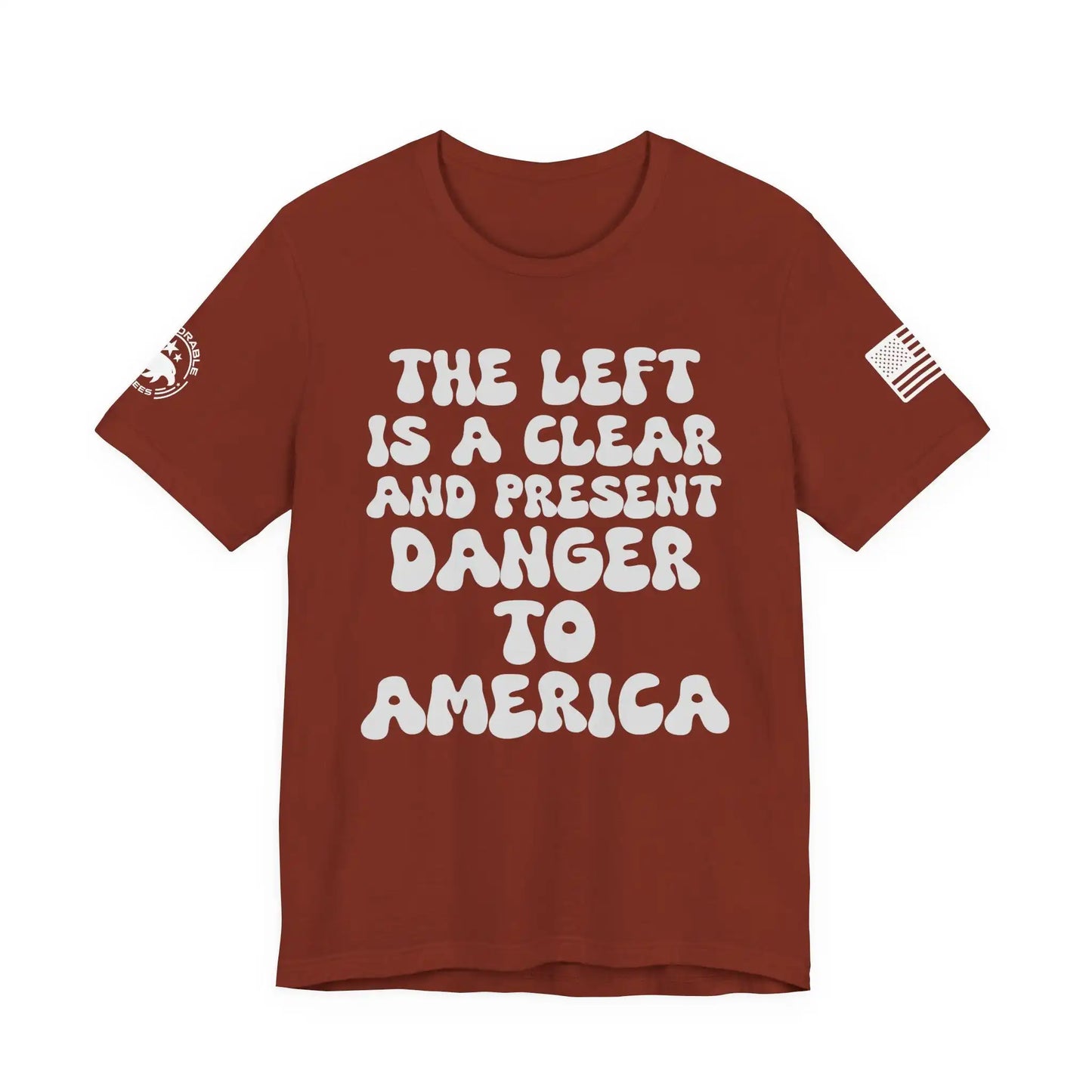 Clear And Present Danger Men's Tee - Deplorable Tees