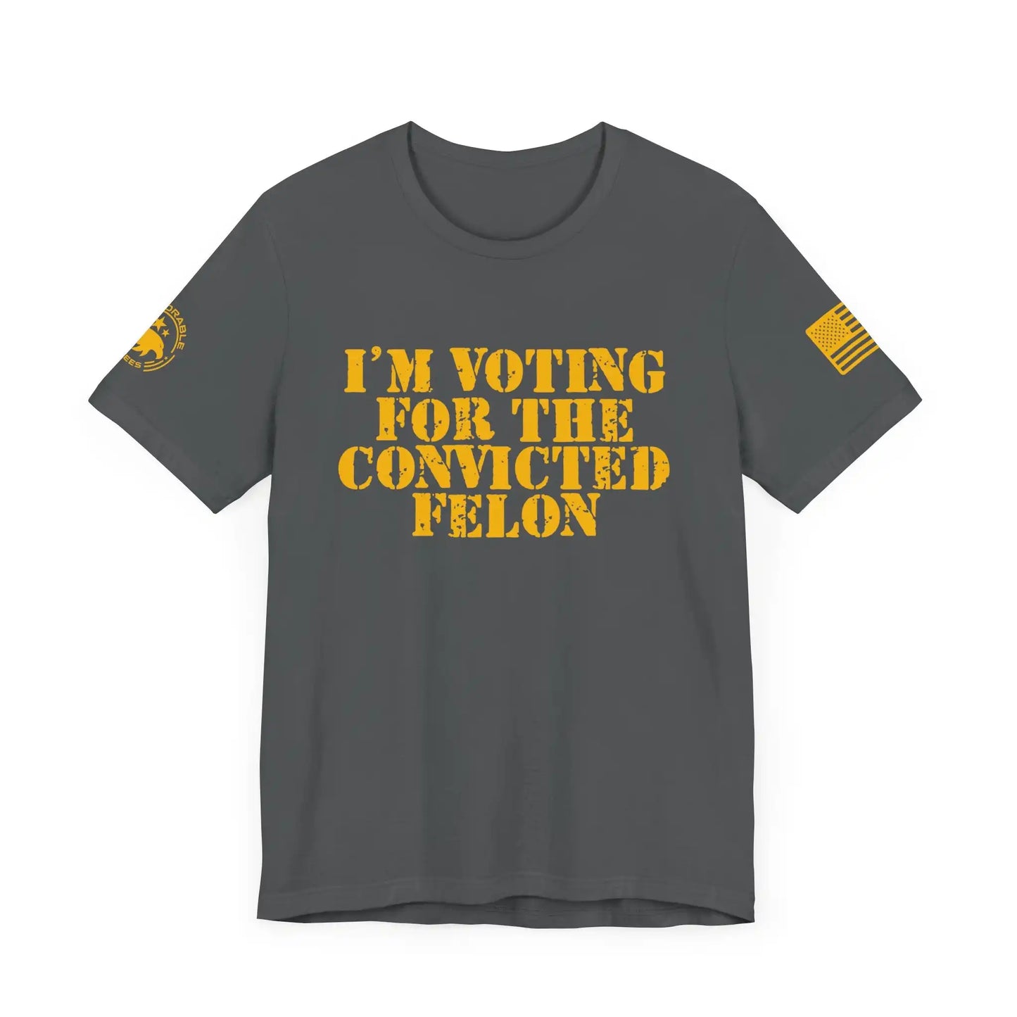 Convicted Felon Men's Short Sleeve Tee - Deplorable Tees