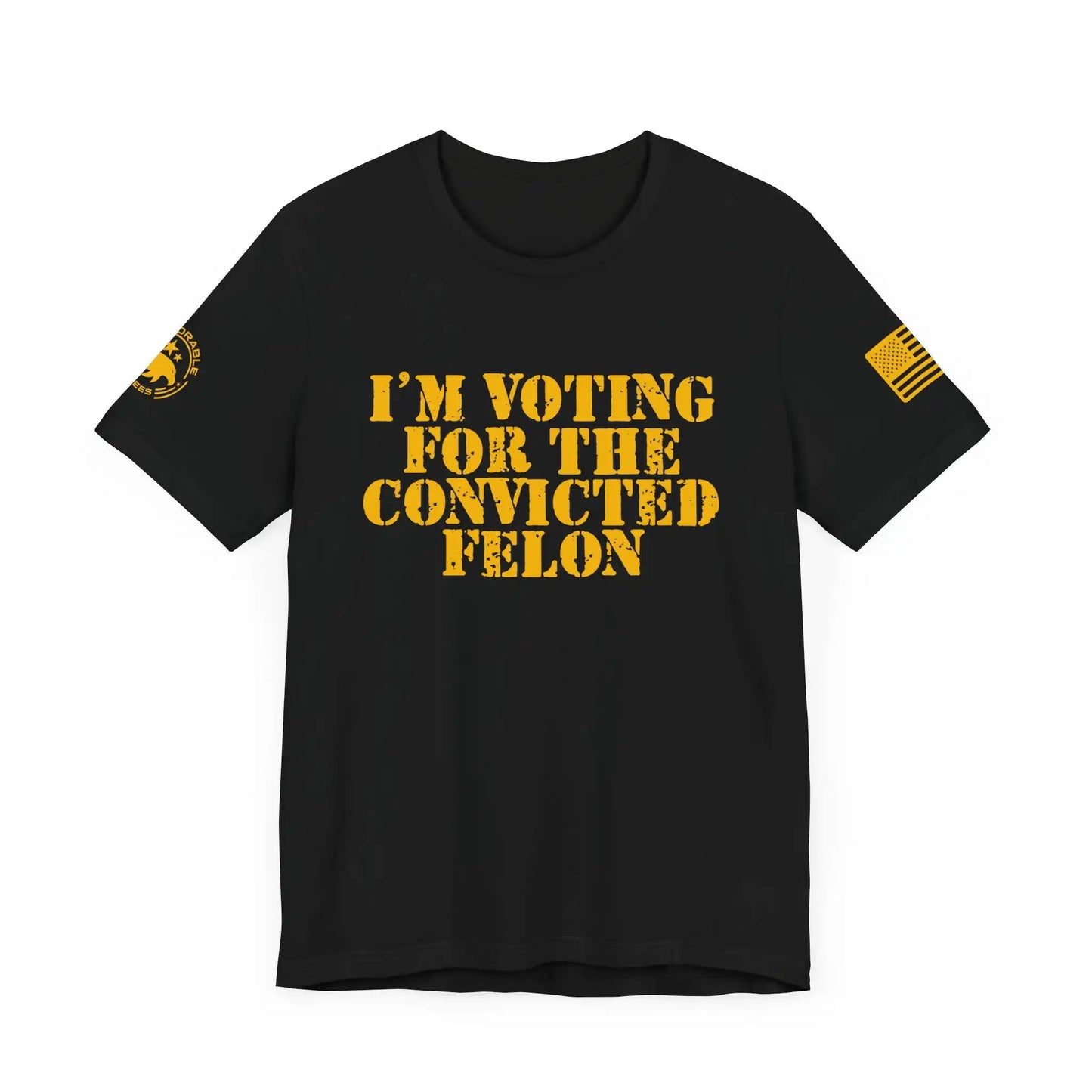 Convicted Felon Men's Short Sleeve Tee - Deplorable Tees