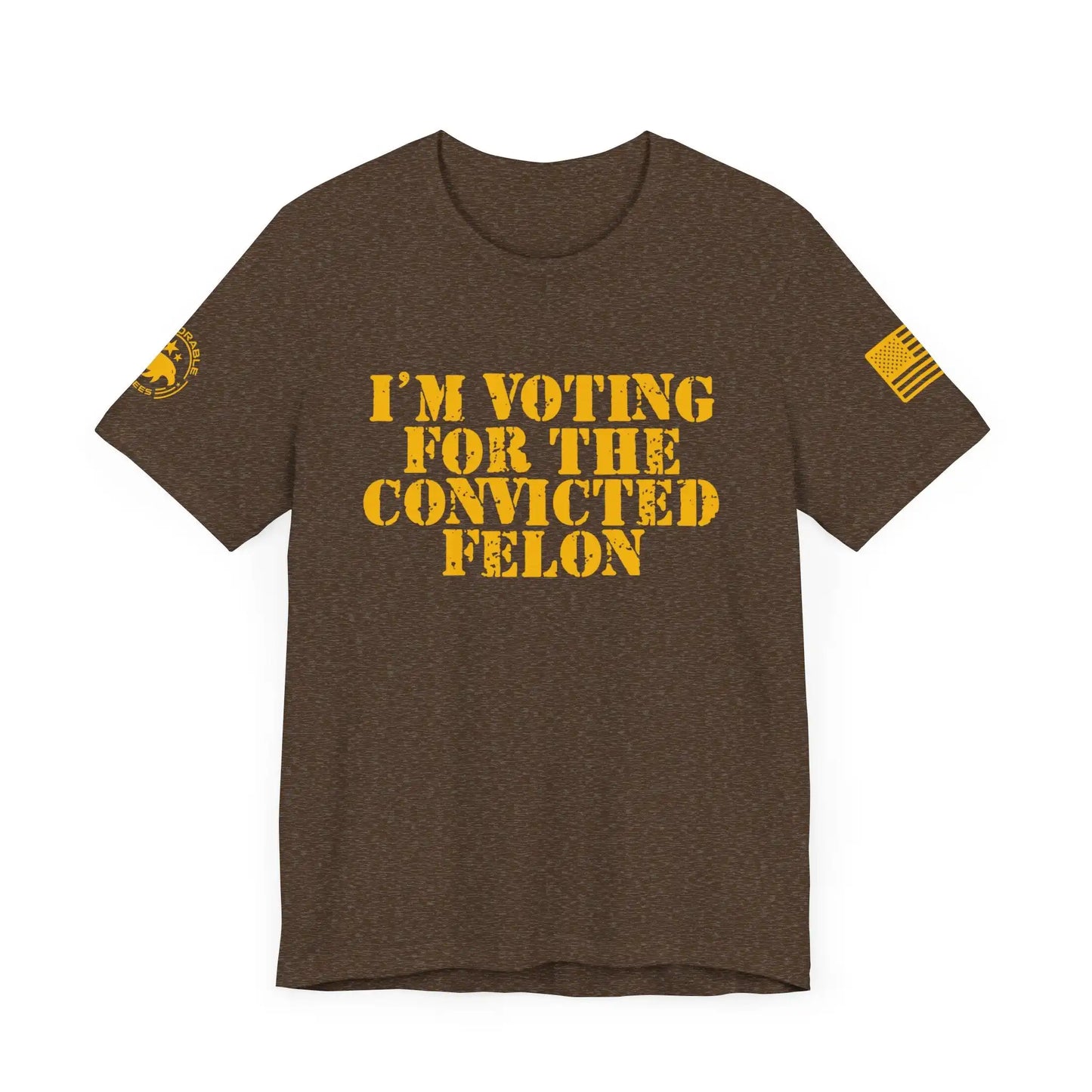 Convicted Felon Men's Short Sleeve Tee - Deplorable Tees
