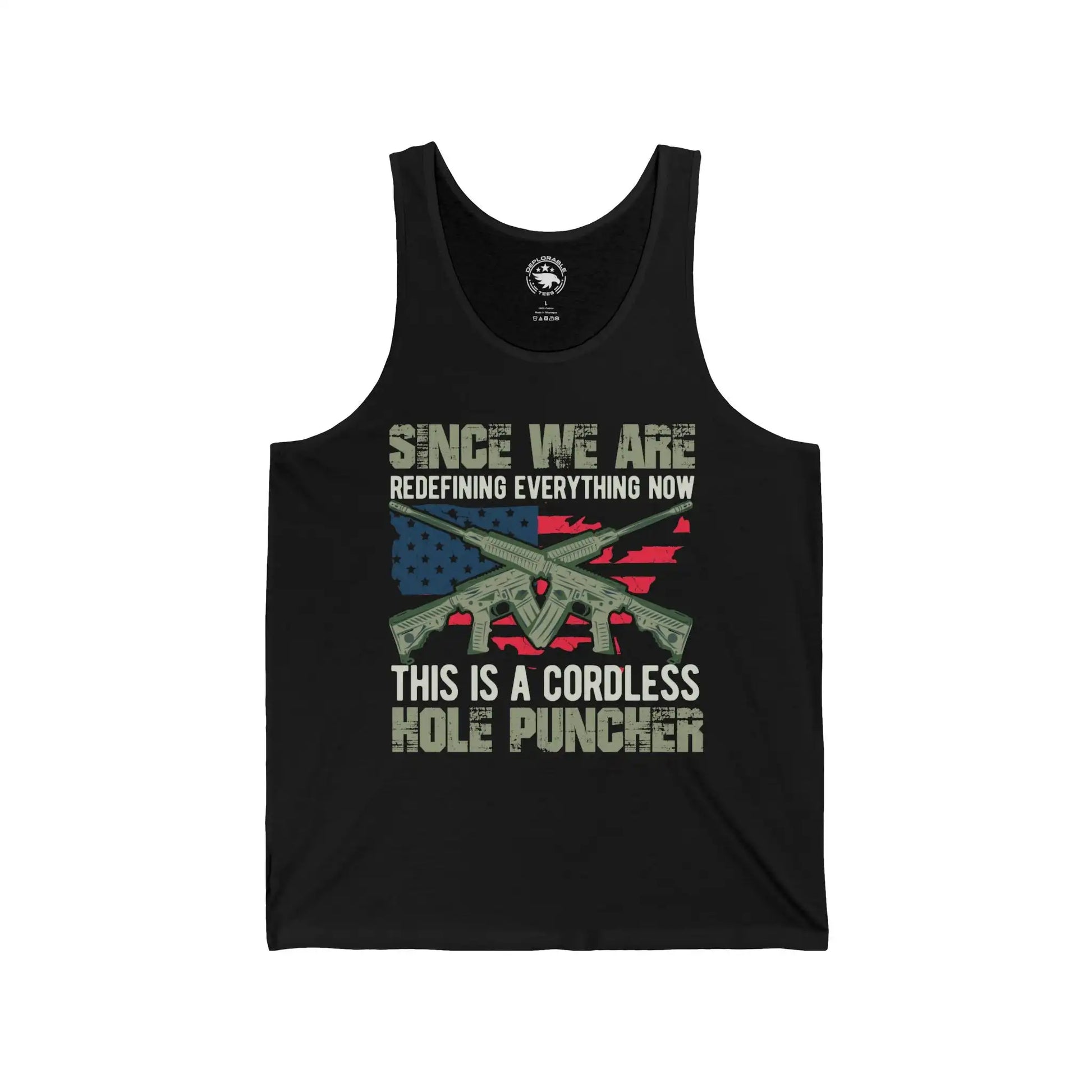 Cordless Hole Puncher Men's Tank - Deplorable Tees