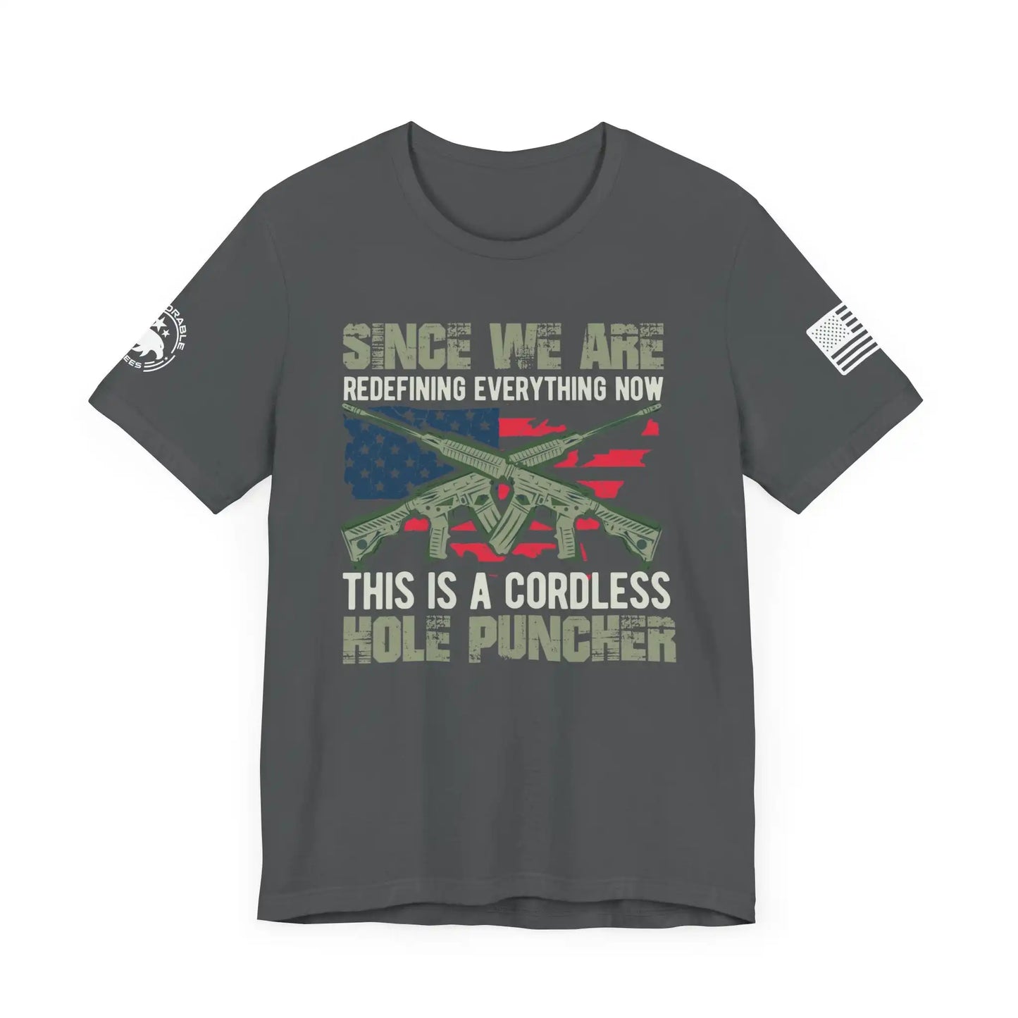 Cordless Hole Puncher Men's Tee - Deplorable Tees