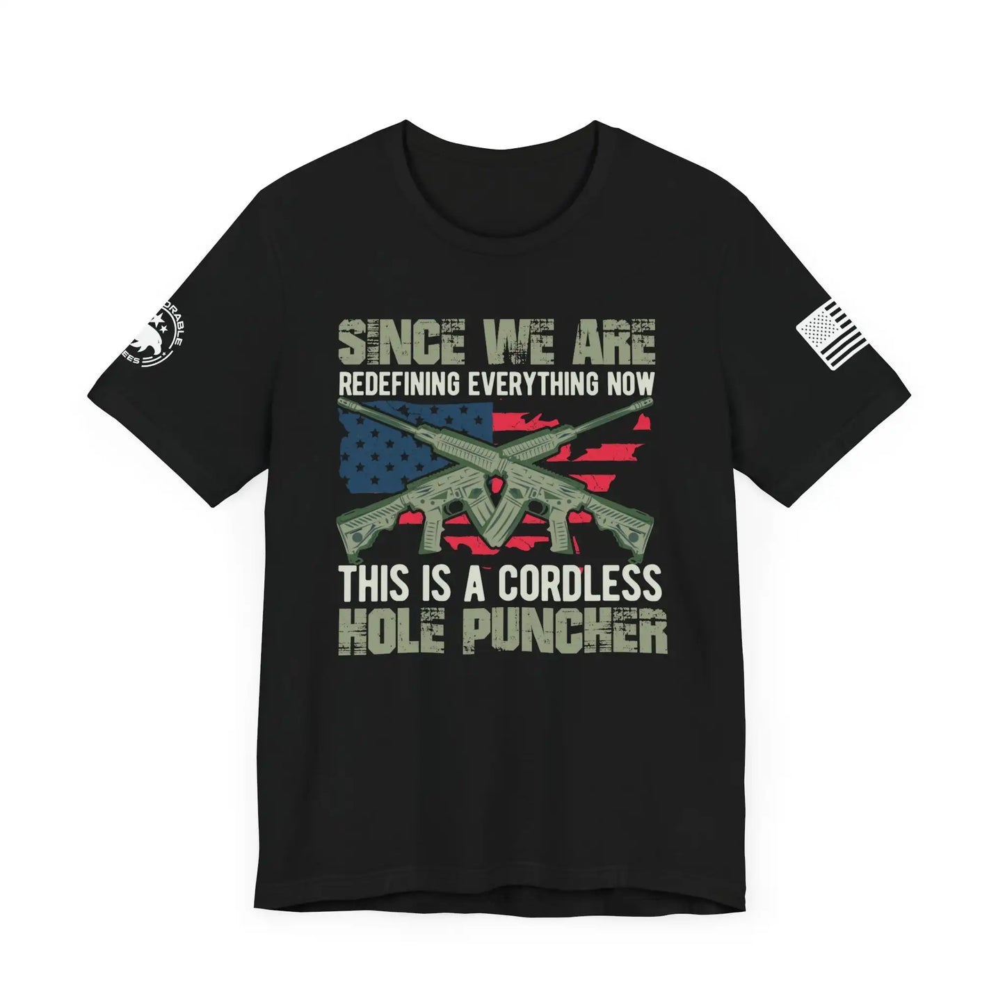 Cordless Hole Puncher Men's Tee - Deplorable Tees