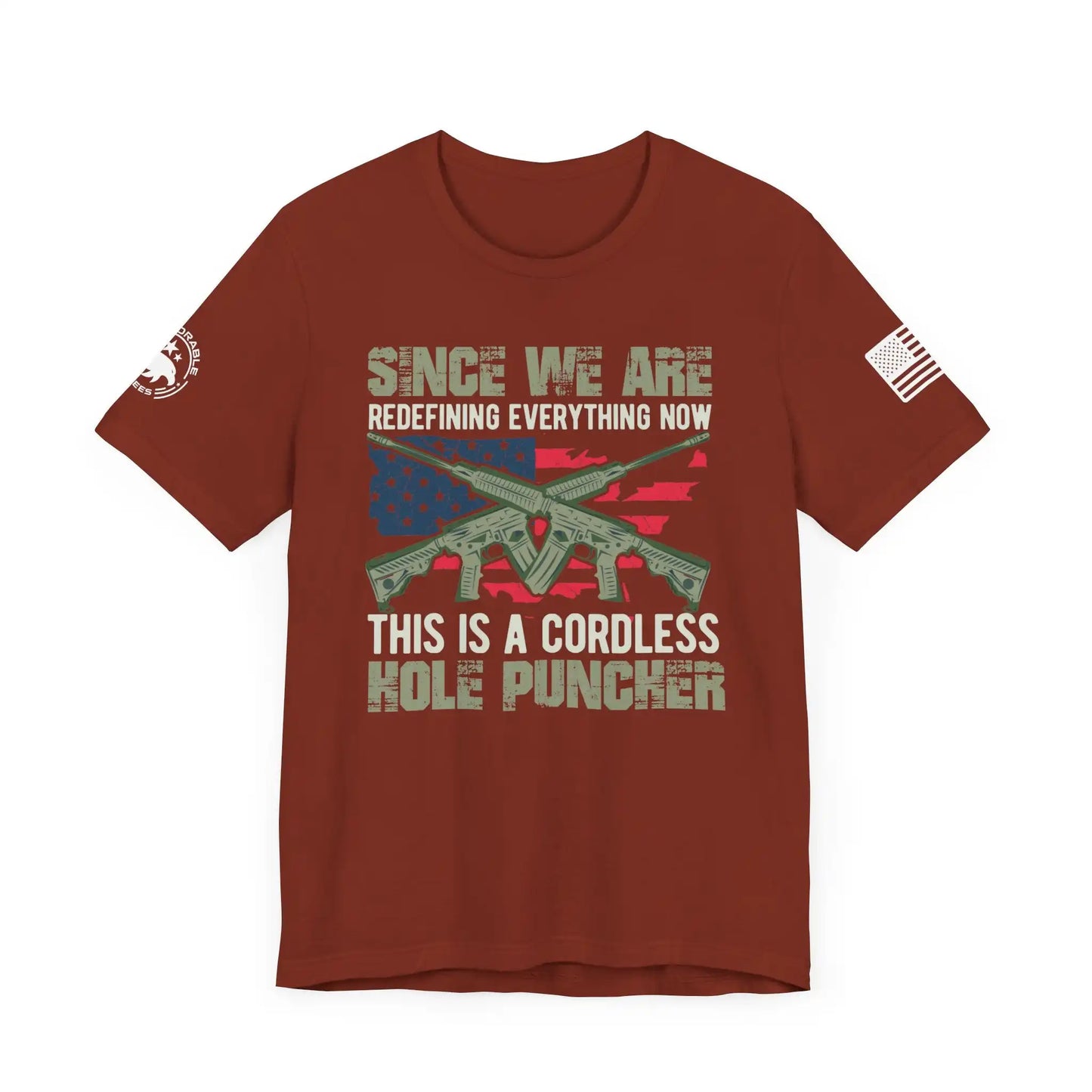 Cordless Hole Puncher Men's Tee - Deplorable Tees