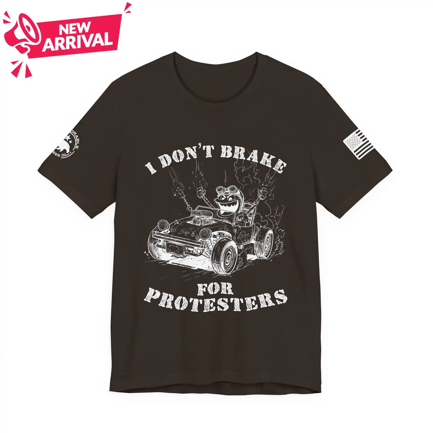 Don't Brake For Protesters Men's Tee - Deplorable Tees