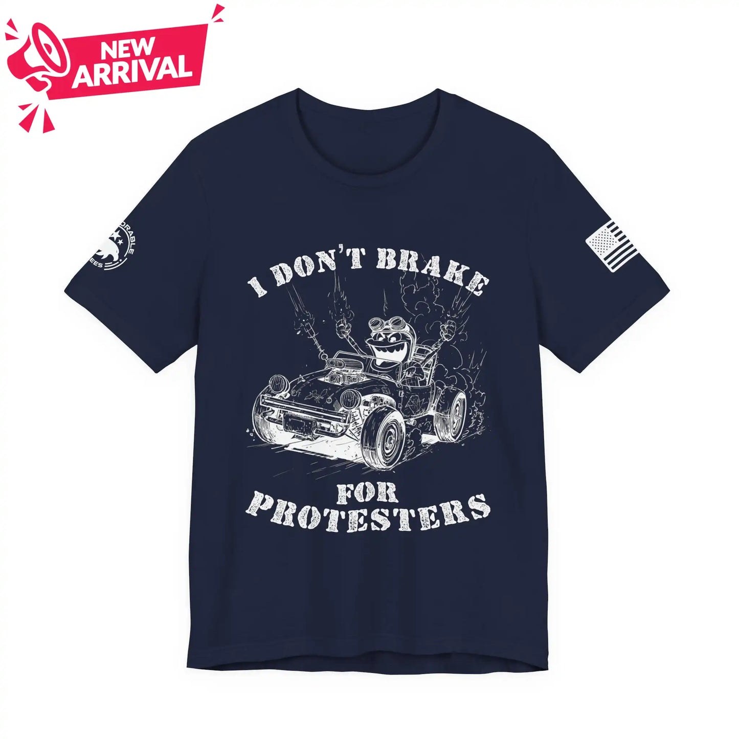 Don't Brake For Protesters Men's Tee - Deplorable Tees