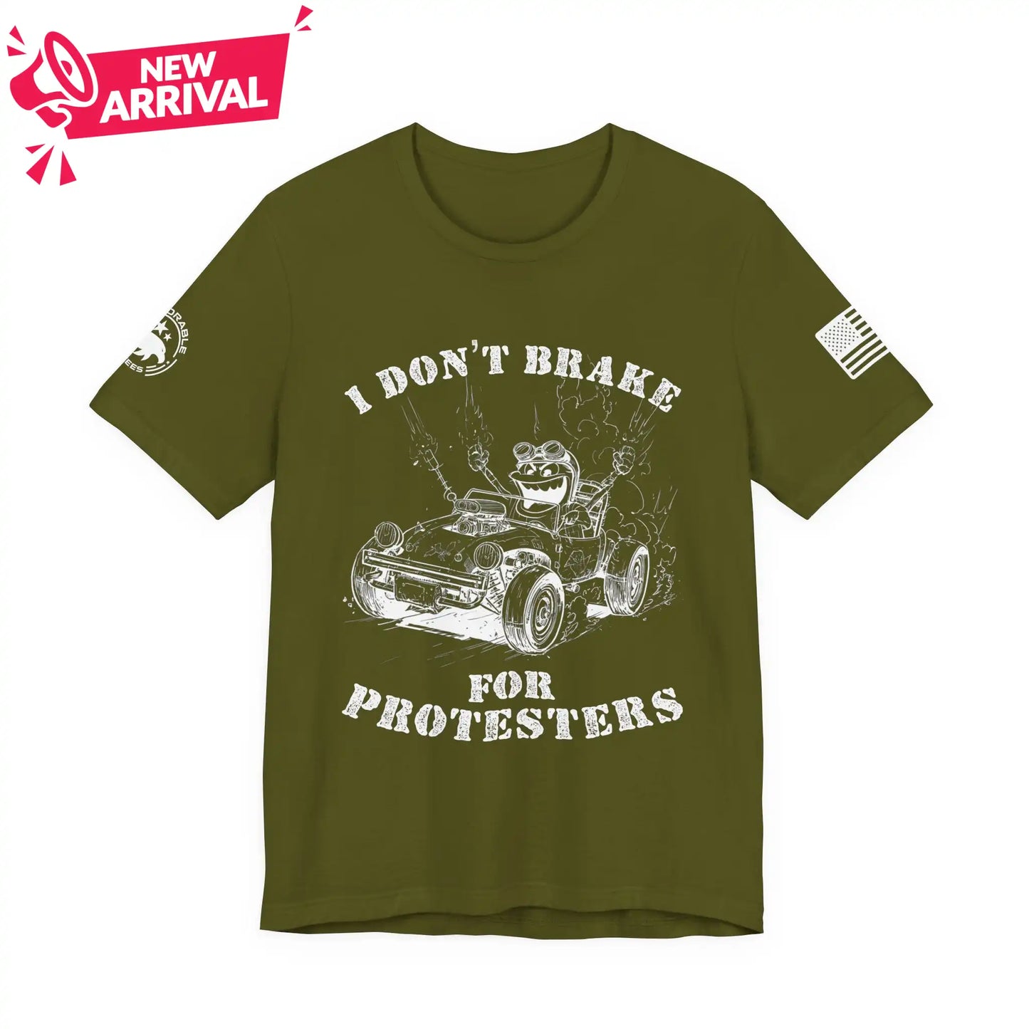Don't Brake For Protesters Men's Tee - Deplorable Tees