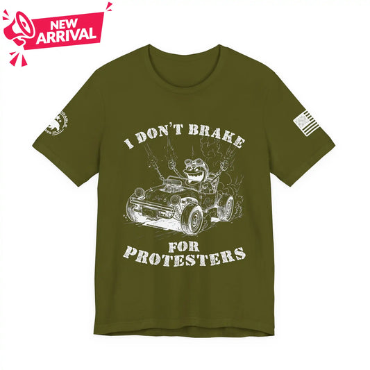 Don't Brake For Protesters Men's Tee - Deplorable Tees