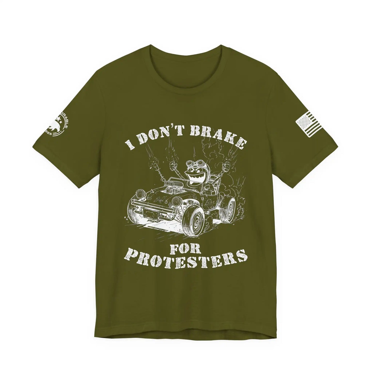 Don't Brake For Protesters Men's Tee - Deplorable Tees