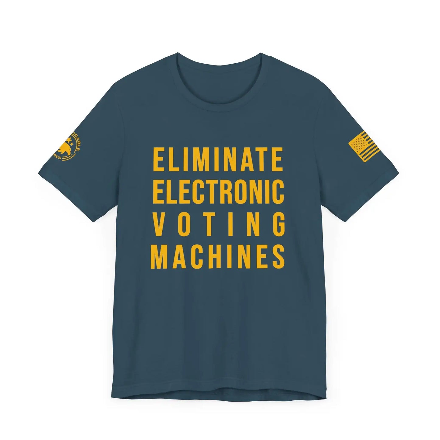 Eliminate Electronic Voting Machines Men's Tee - Deplorable Tees