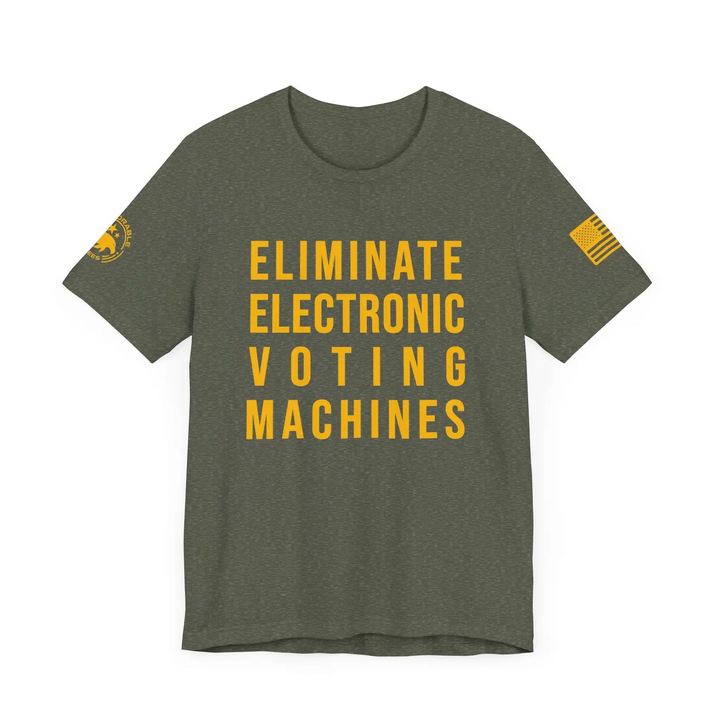 Eliminate Electronic Voting Machines Men's Tee - Deplorable Tees