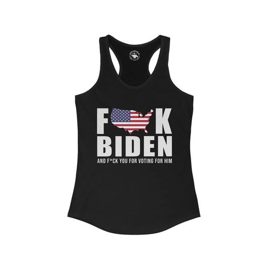 FJB Women's Racerback Tank - Deplorable Tees