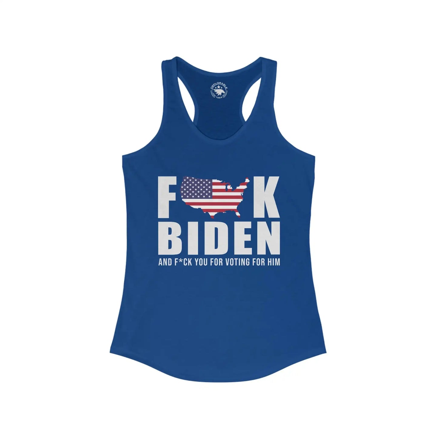 FJB Women's Racerback Tank - Deplorable Tees