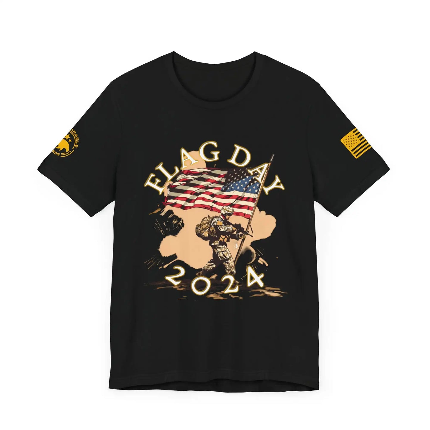 Flag Day 2024 Men's Short Sleeve Tee - Deplorable Tees
