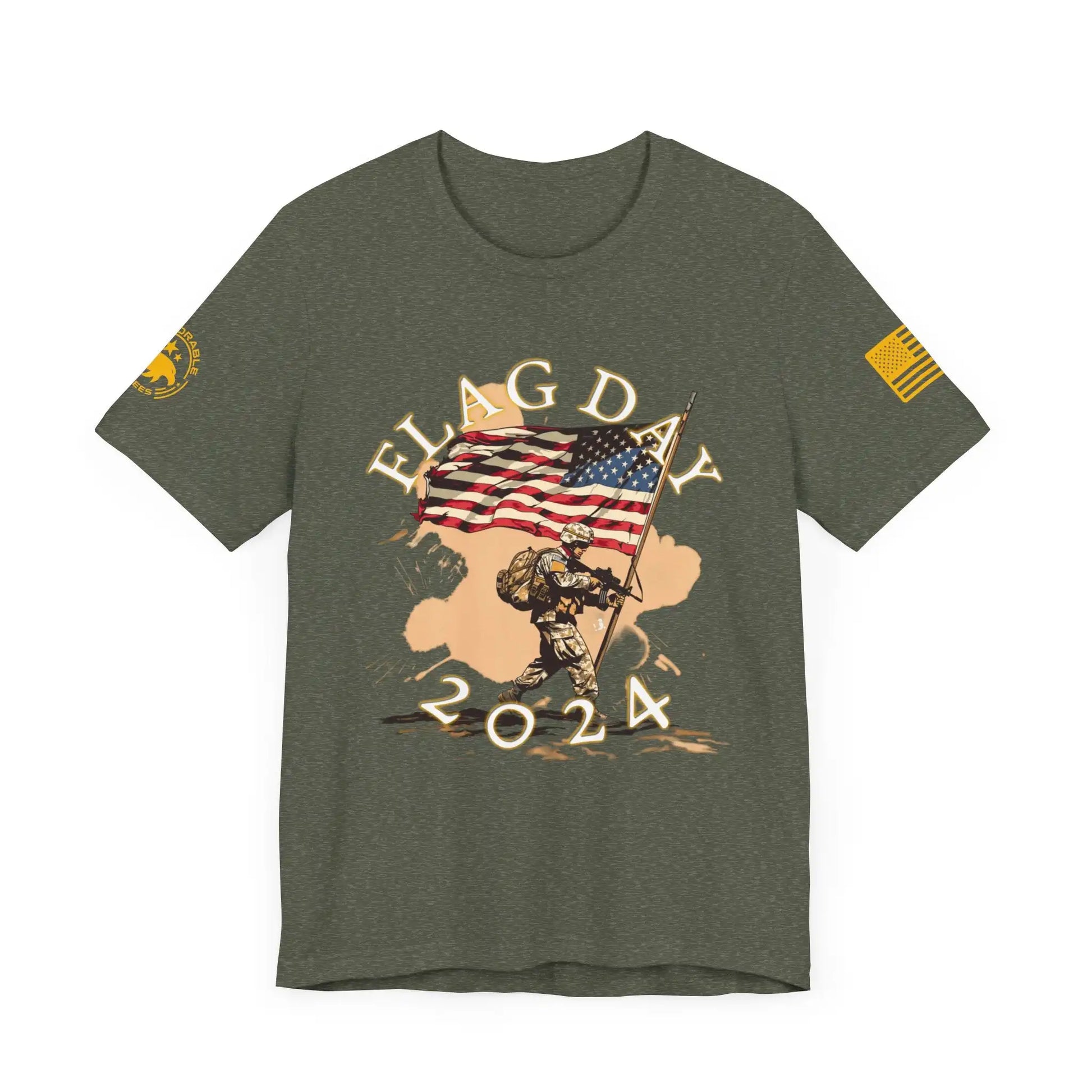 Flag Day 2024 Men's Short Sleeve Tee - Deplorable Tees