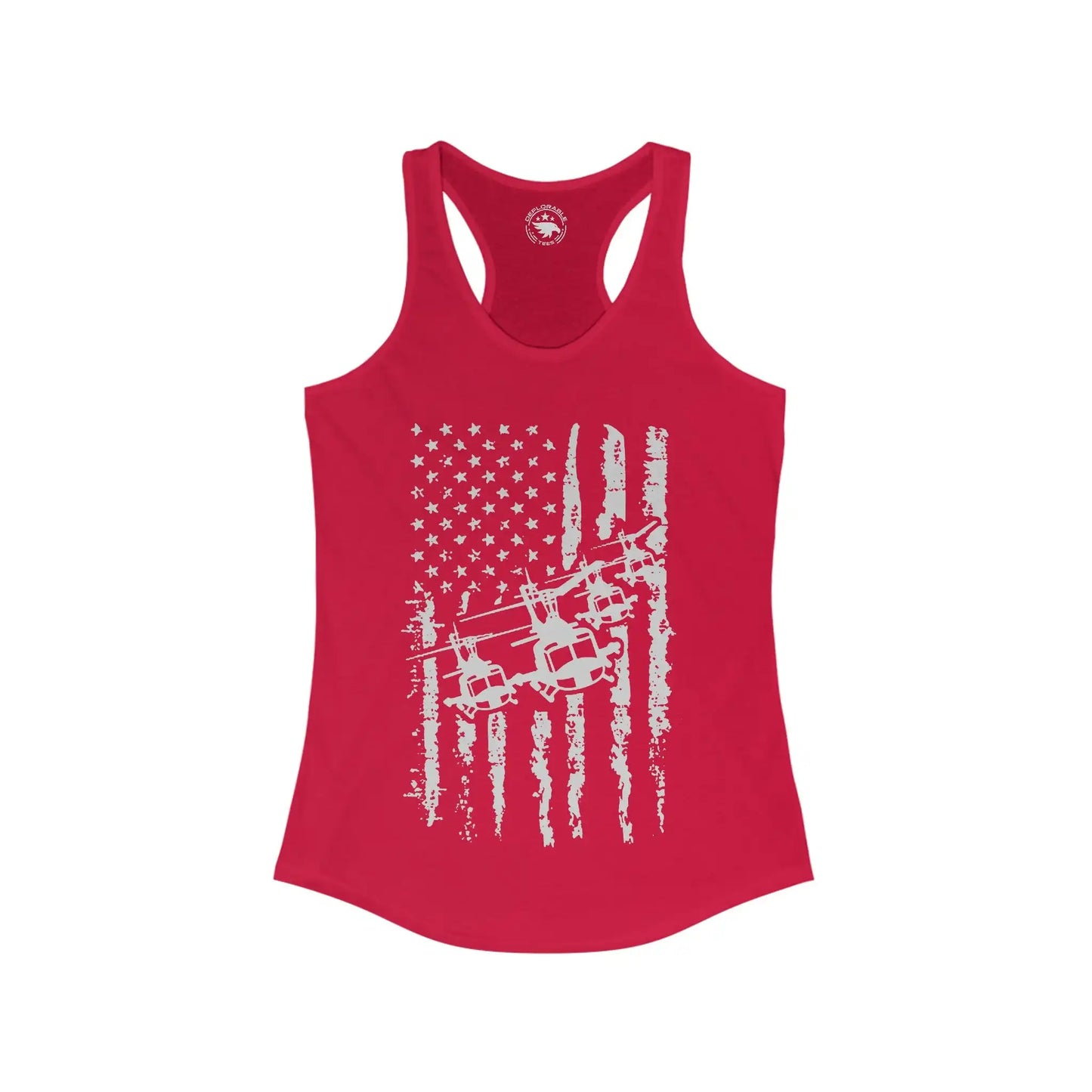 Flight of Freedom Women's Racerback Tank - Deplorable Tees