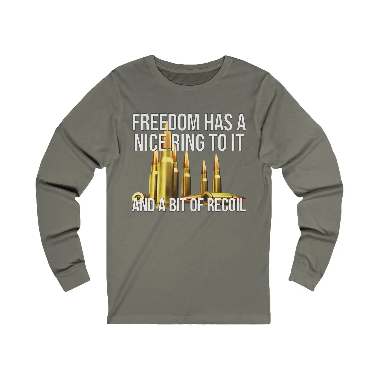 Freedom Has A Nice Ring To It Men's Long Sleeve - Deplorable Tees