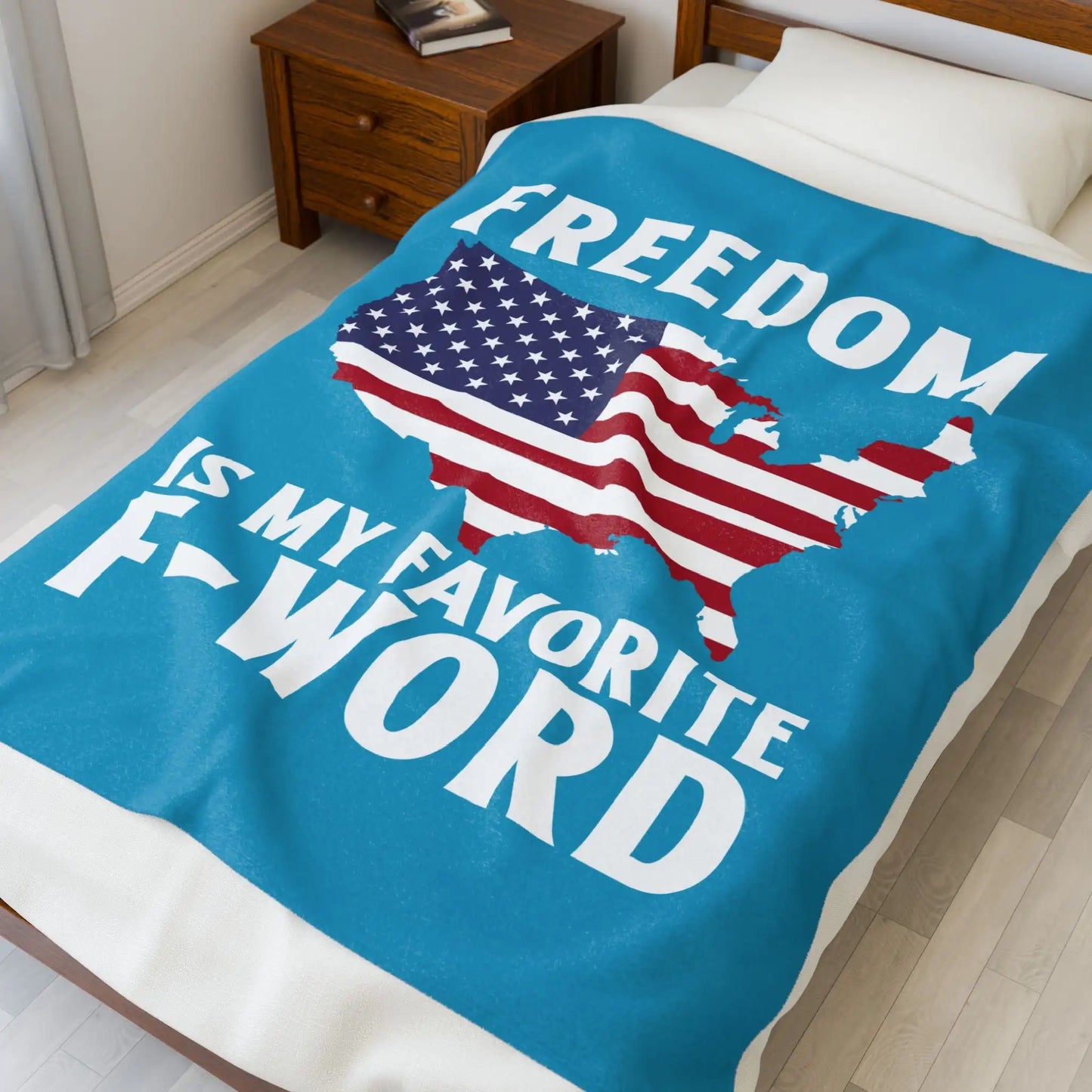 Freedom Is My Favorite F-Word Blanket - Deplorable Tees