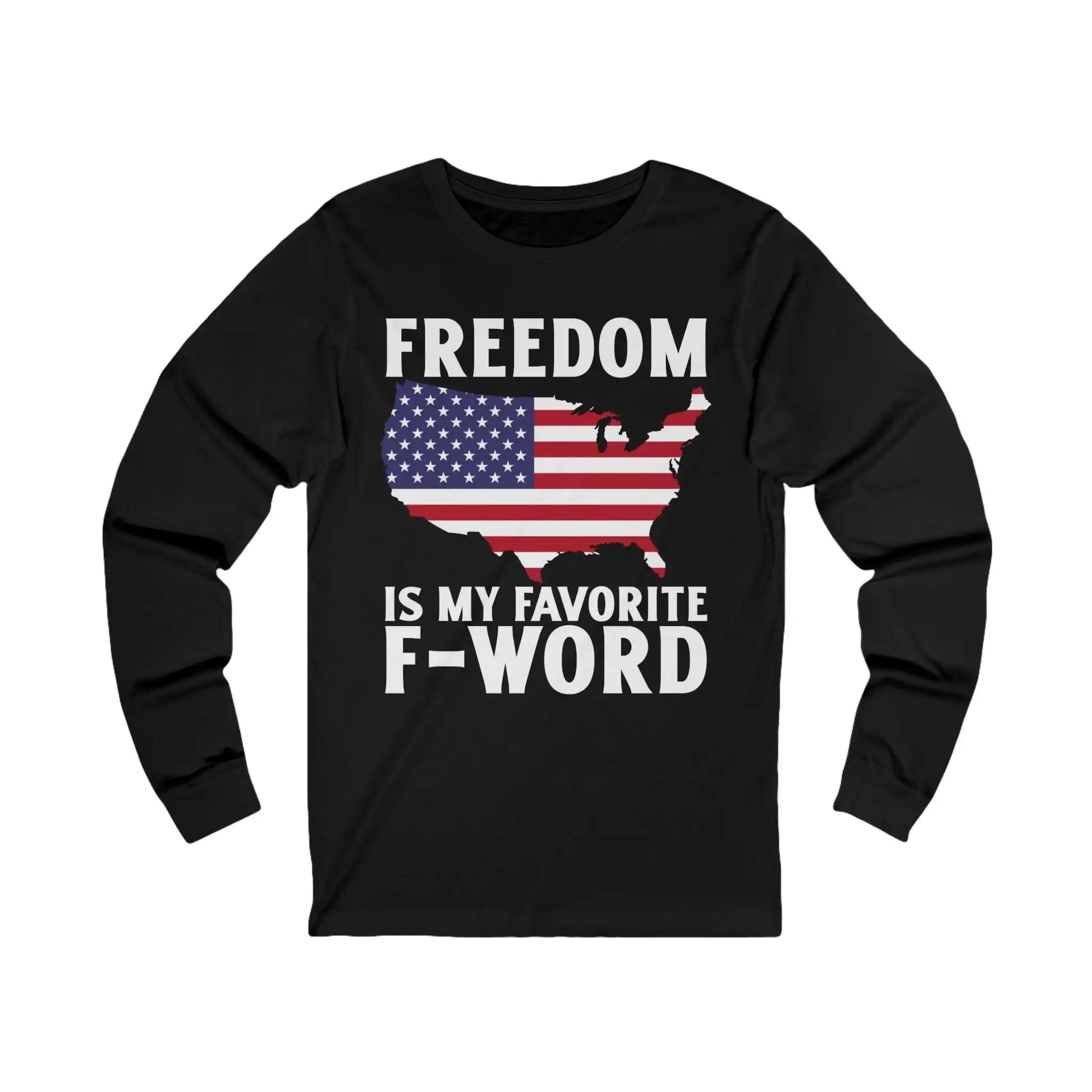 Freedom Is My Favorite F-Word Men's Long Sleeve - Deplorable Tees