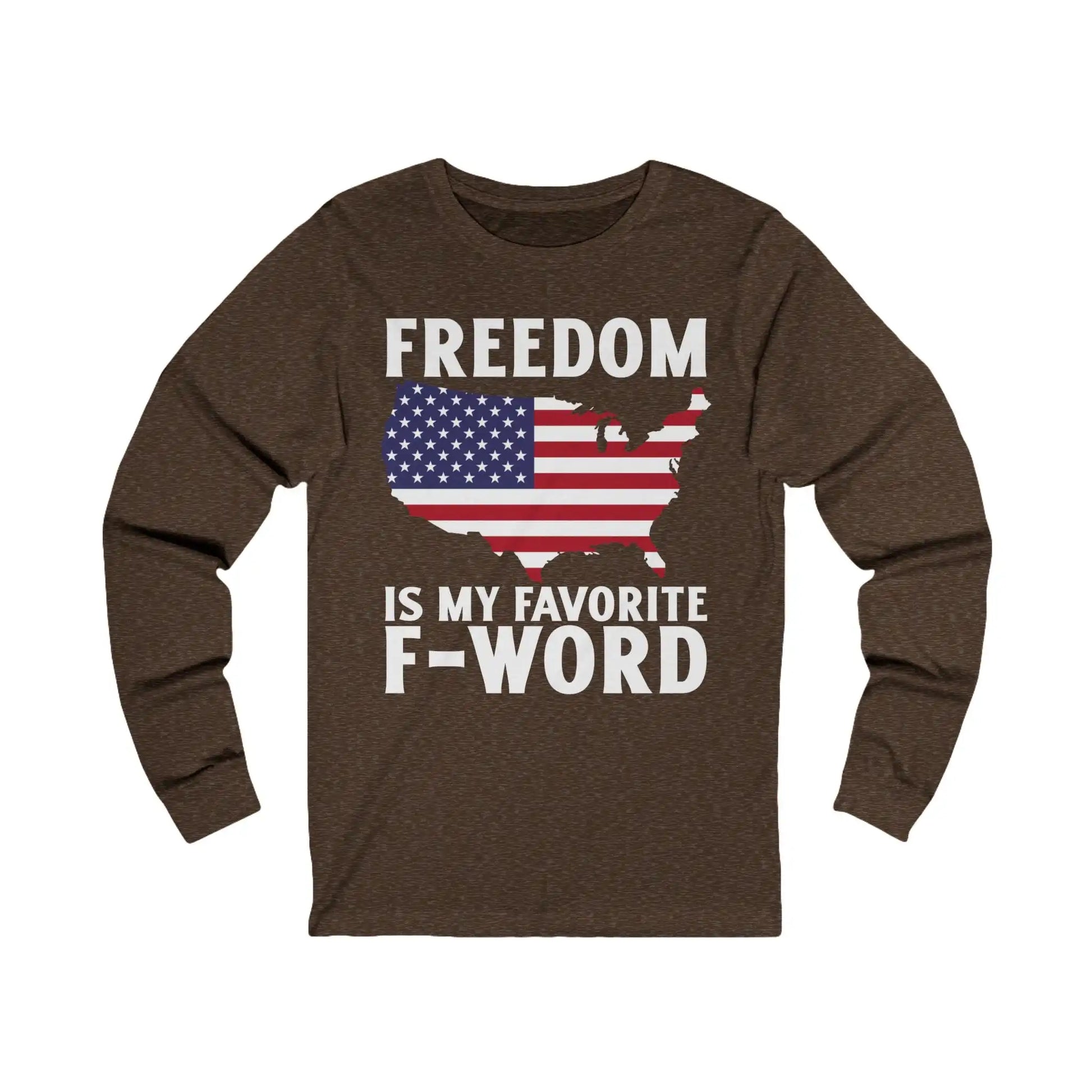 Freedom Is My Favorite F-Word Men's Long Sleeve - Deplorable Tees