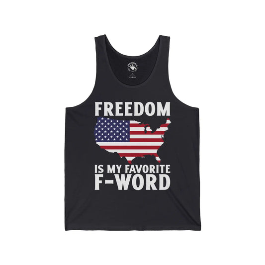 Freedom Is My Favorite F-Word Men's Tank - Deplorable Tees