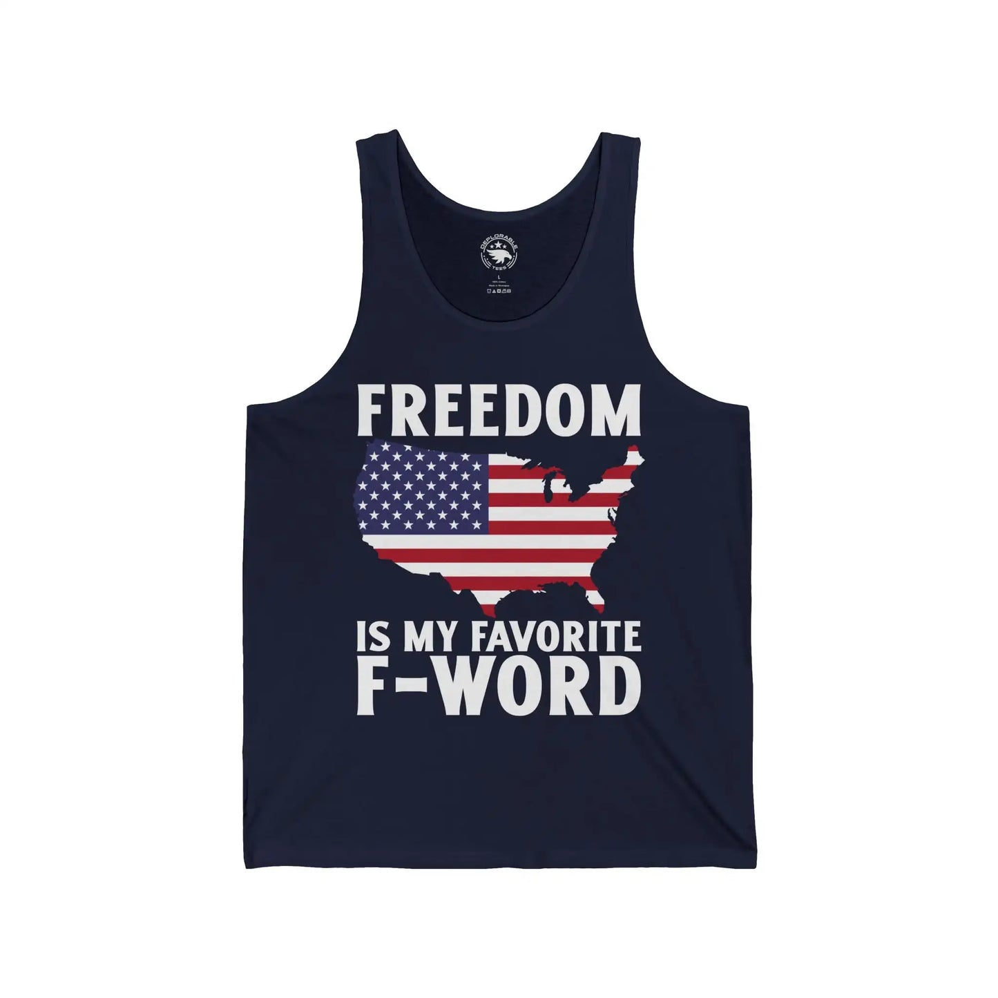 Freedom Is My Favorite F-Word Men's Tank - Deplorable Tees