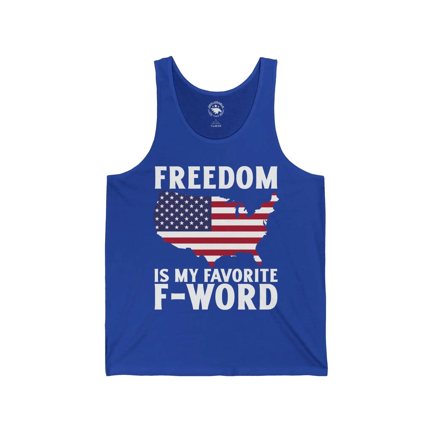 Freedom Is My Favorite F-Word Men's Tank - Deplorable Tees