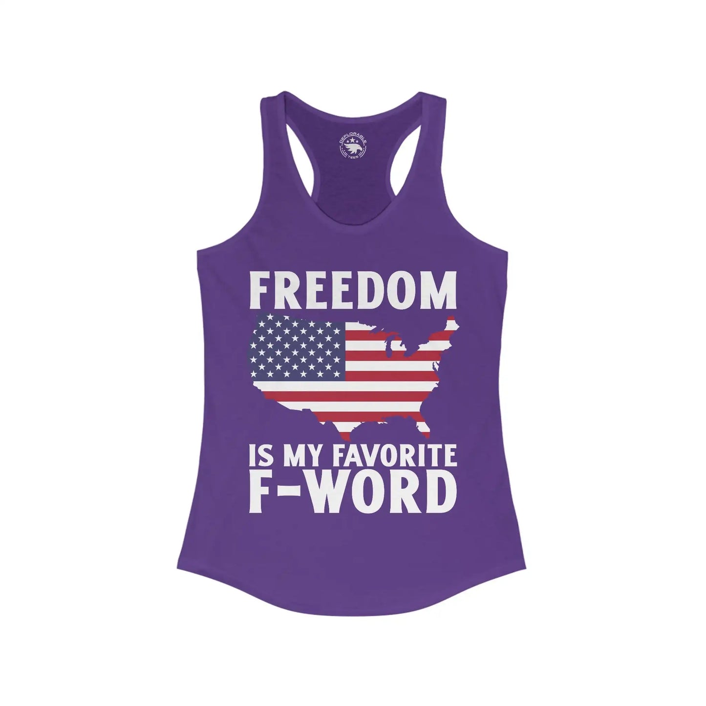 Freedom Is My Favorite F-Word Women's Tank - Deplorable Tees