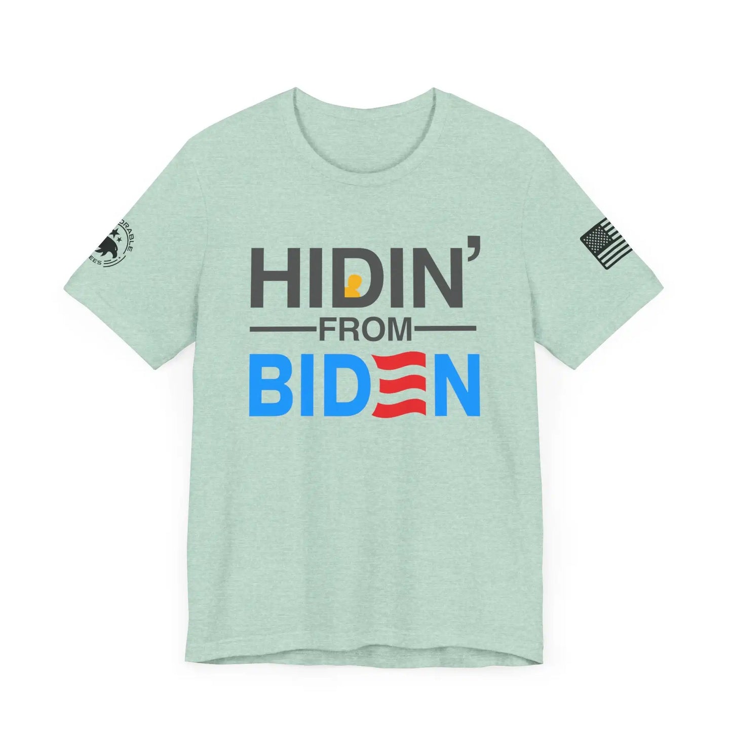 Hidin' From Biden Women's T-Shirt - Deplorable Tees