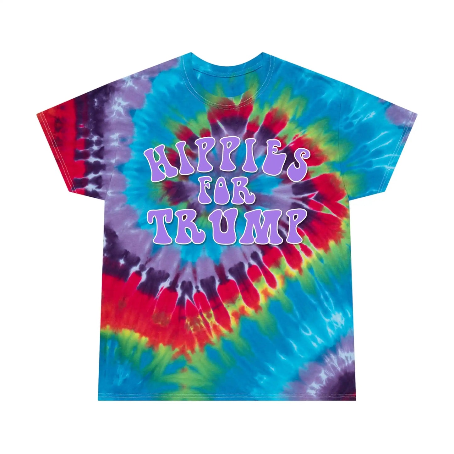 Hippies For Trump Tie-Dye Tee - Deplorable Tees