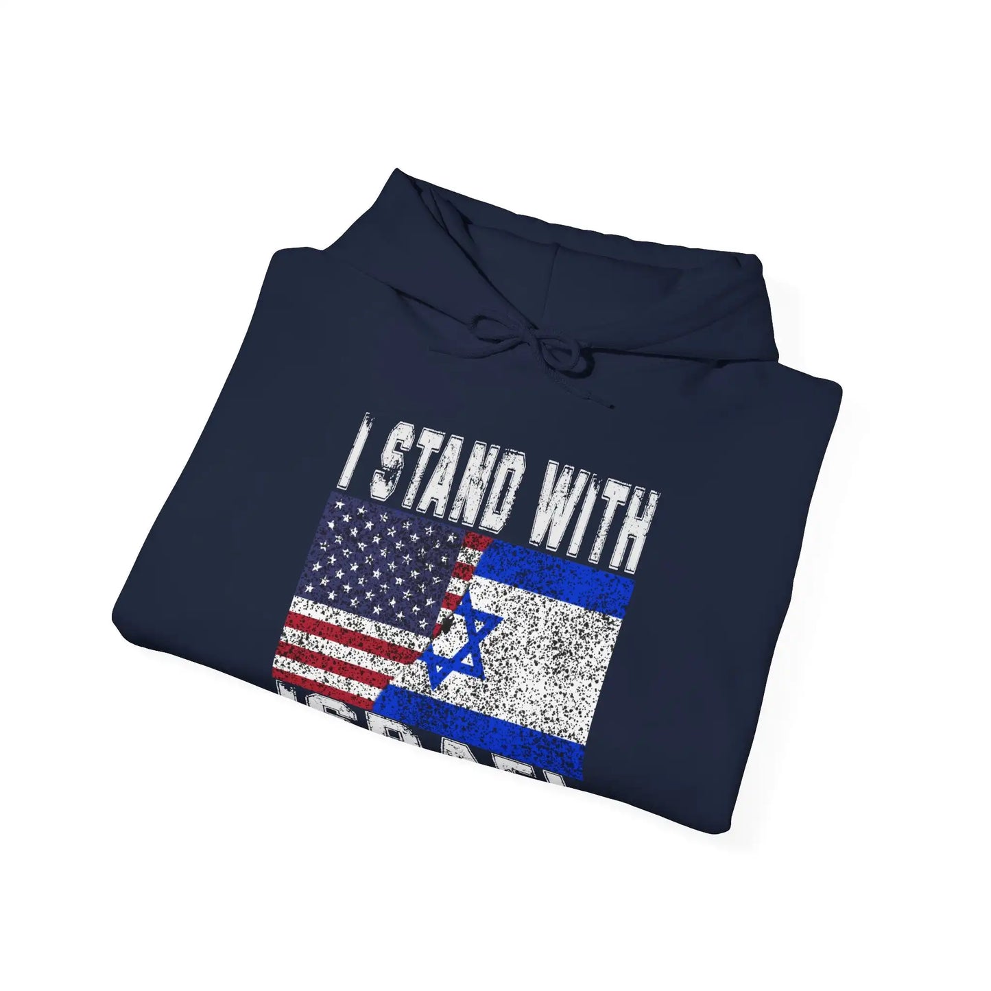 I Stand With Israel Men's Hoodie - Deplorable Tees