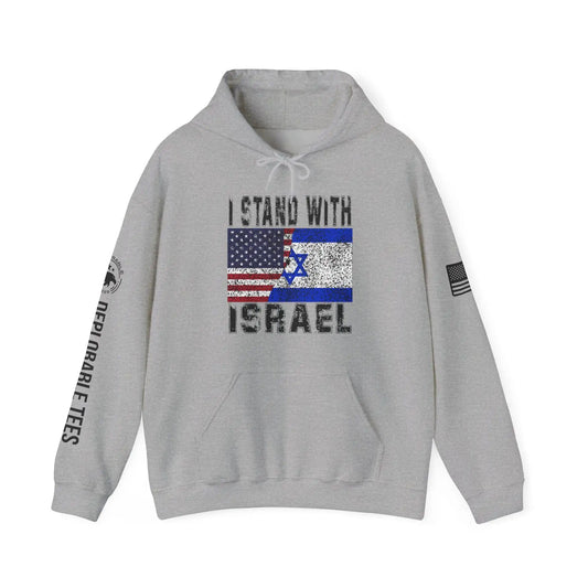 I Stand With Israel Men's Hoodie - Deplorable Tees