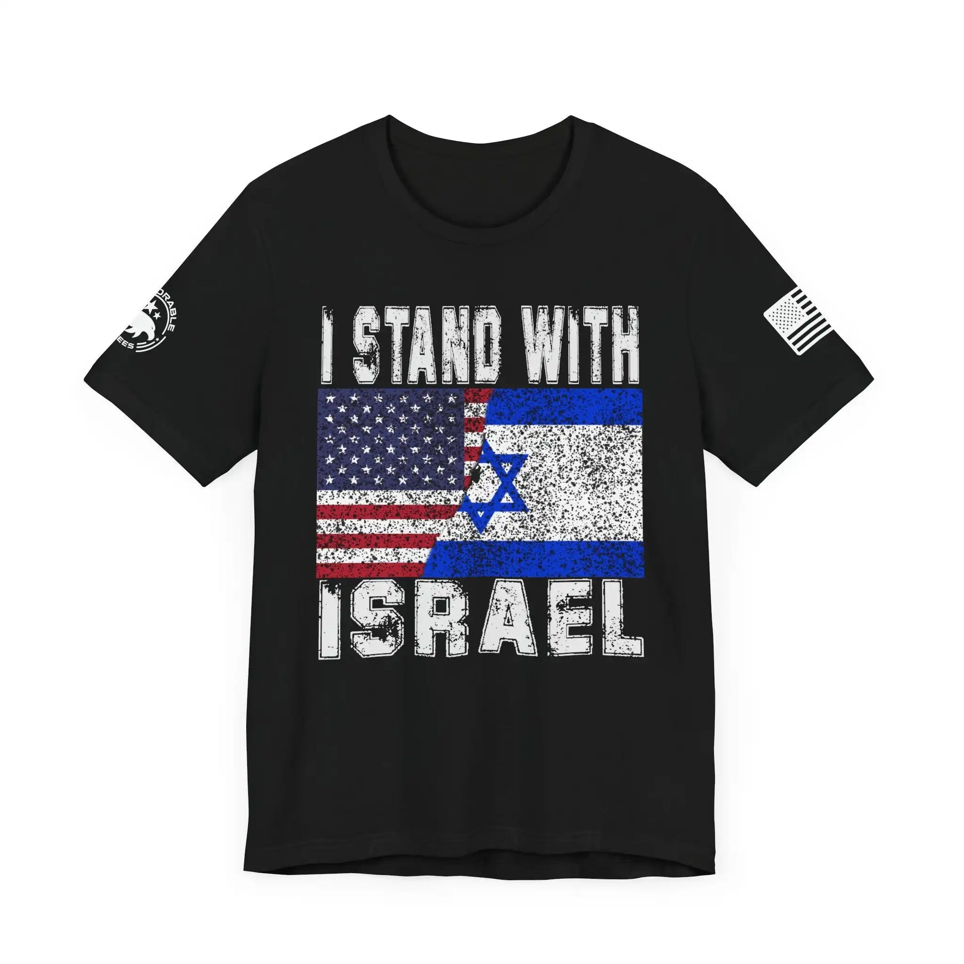 I Stand With Israel Men's Short Sleeve Tee - Deplorable Tees