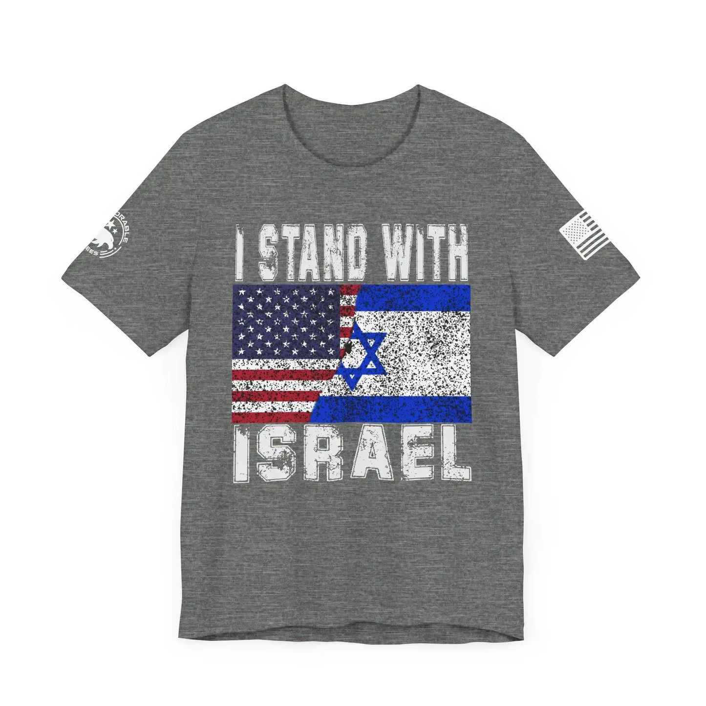 I Stand With Israel Men's Short Sleeve Tee - Deplorable Tees