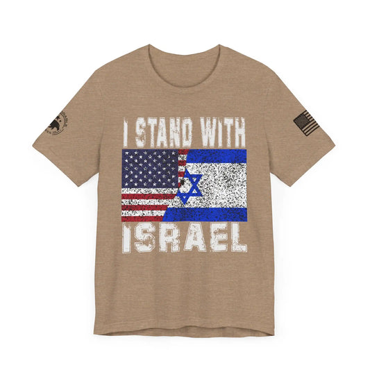 I Stand With Israel Men's Short Sleeve Tee - Deplorable Tees