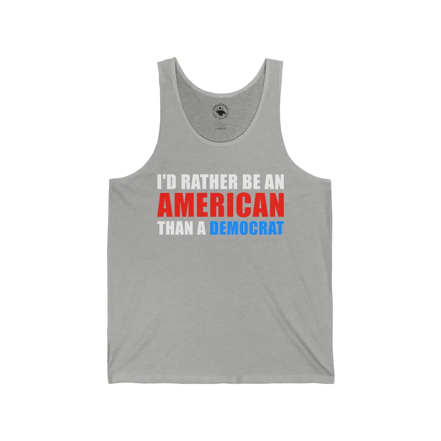 I'd Rather Be An American Men's Tank - Deplorable Tees