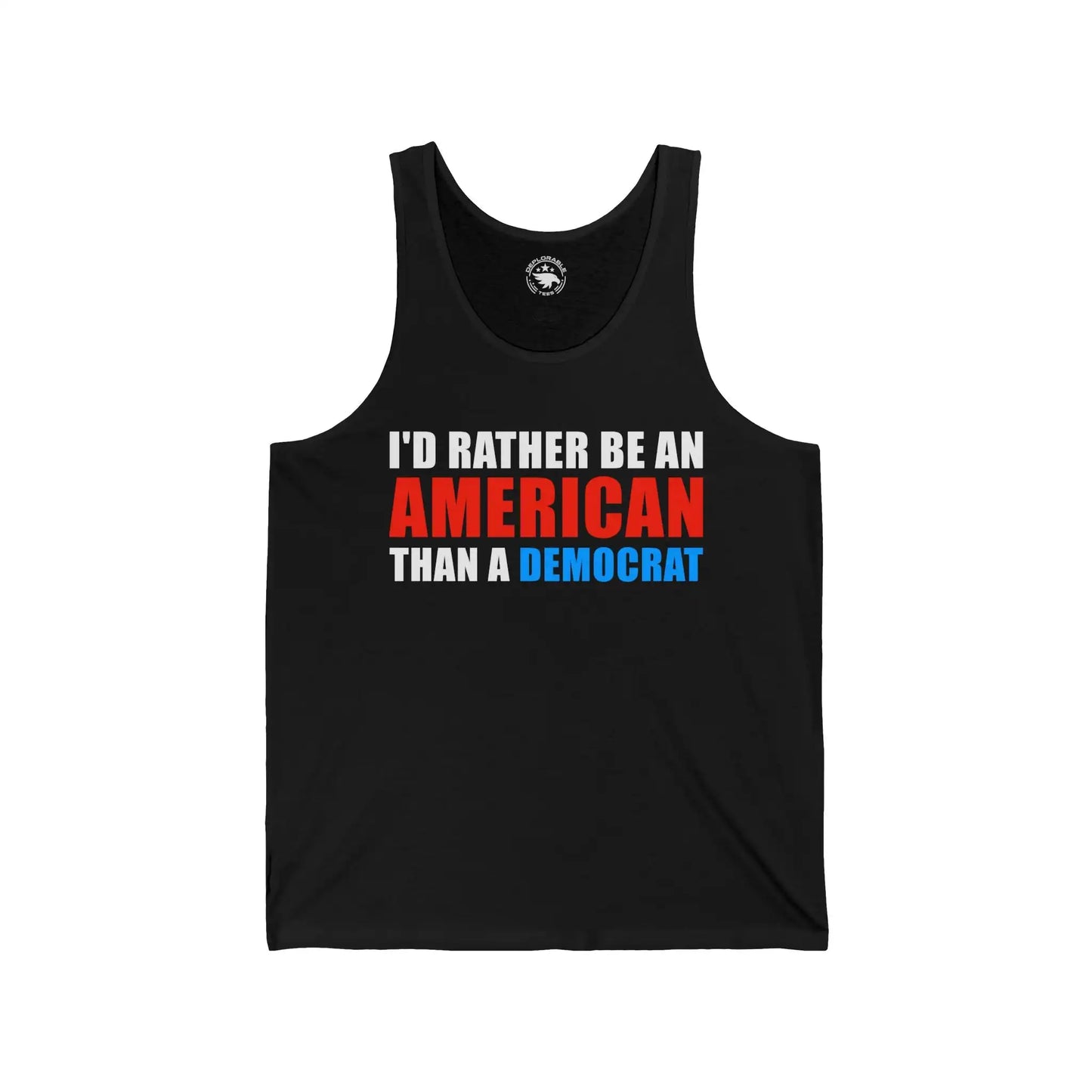 I'd Rather Be An American Men's Tank - Deplorable Tees