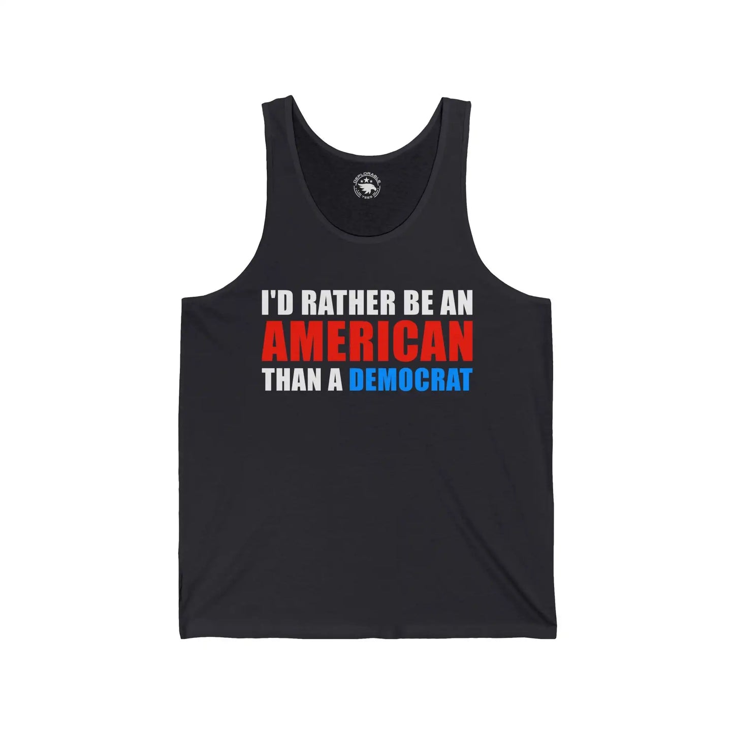 I'd Rather Be An American Men's Tank - Deplorable Tees