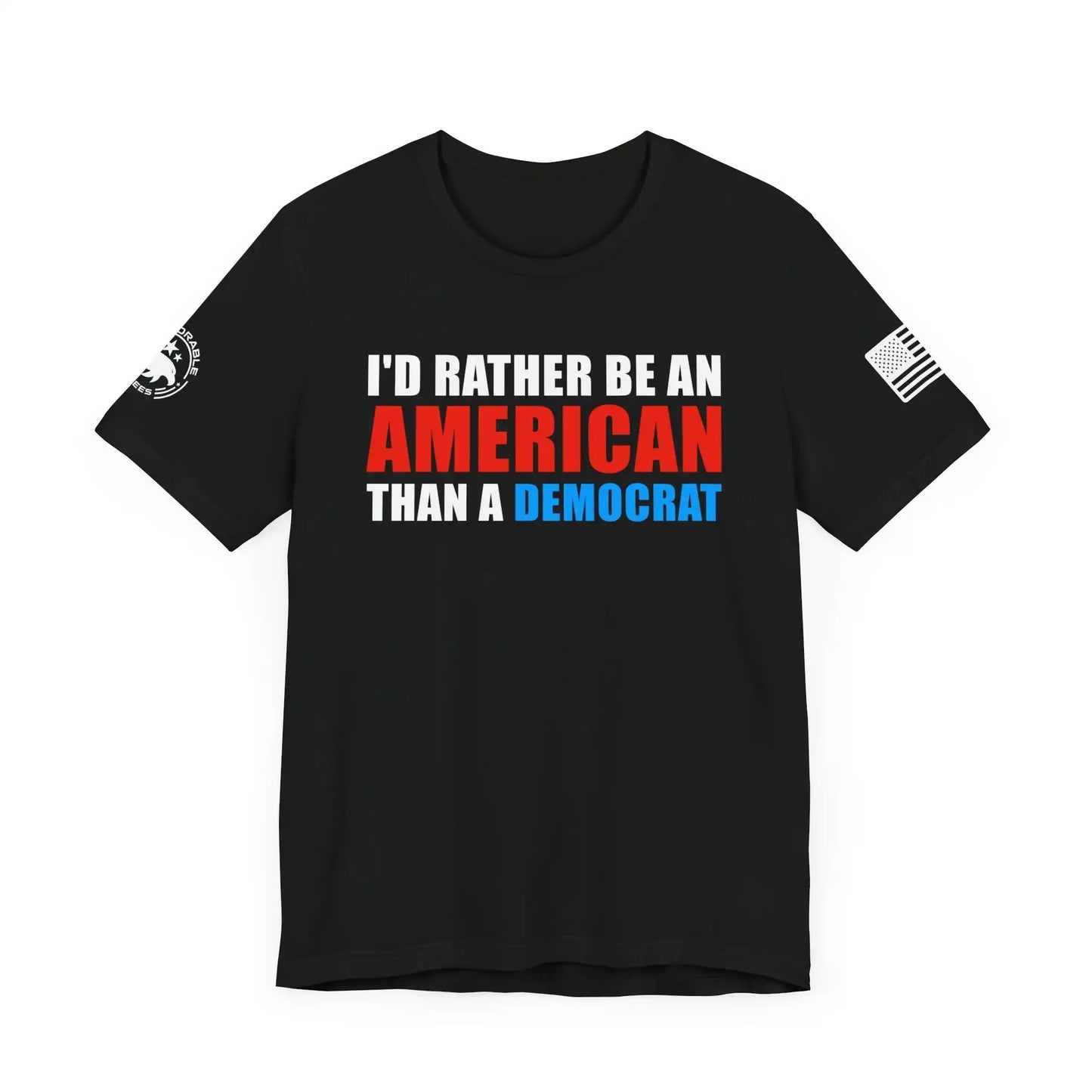 I'd Rather Be An American Men's Tee - Deplorable Tees