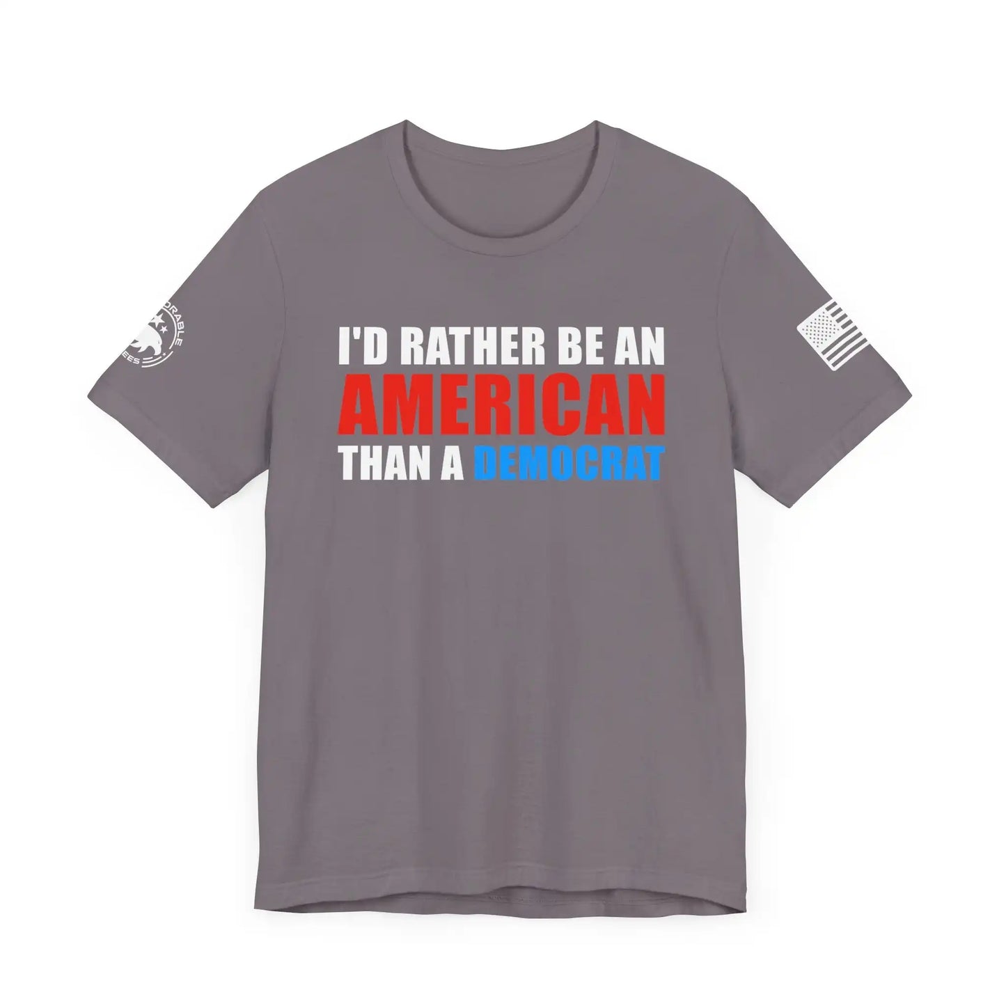 I'd Rather Be An American Men's Tee - Deplorable Tees