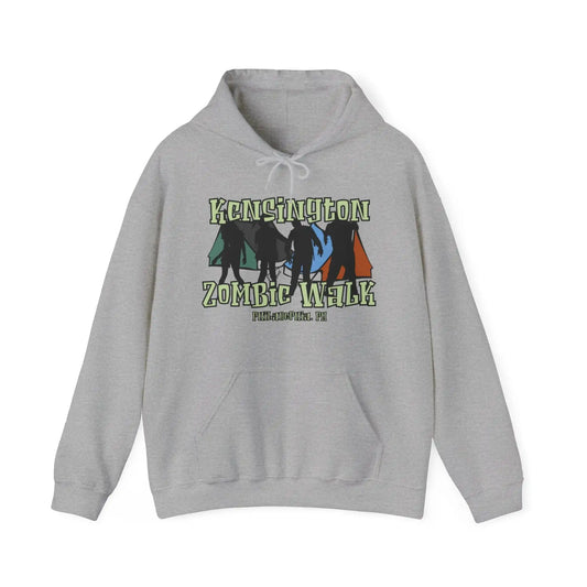 Kensington Zombie Walk Men's Hooded Sweatshirt - Deplorable Tees