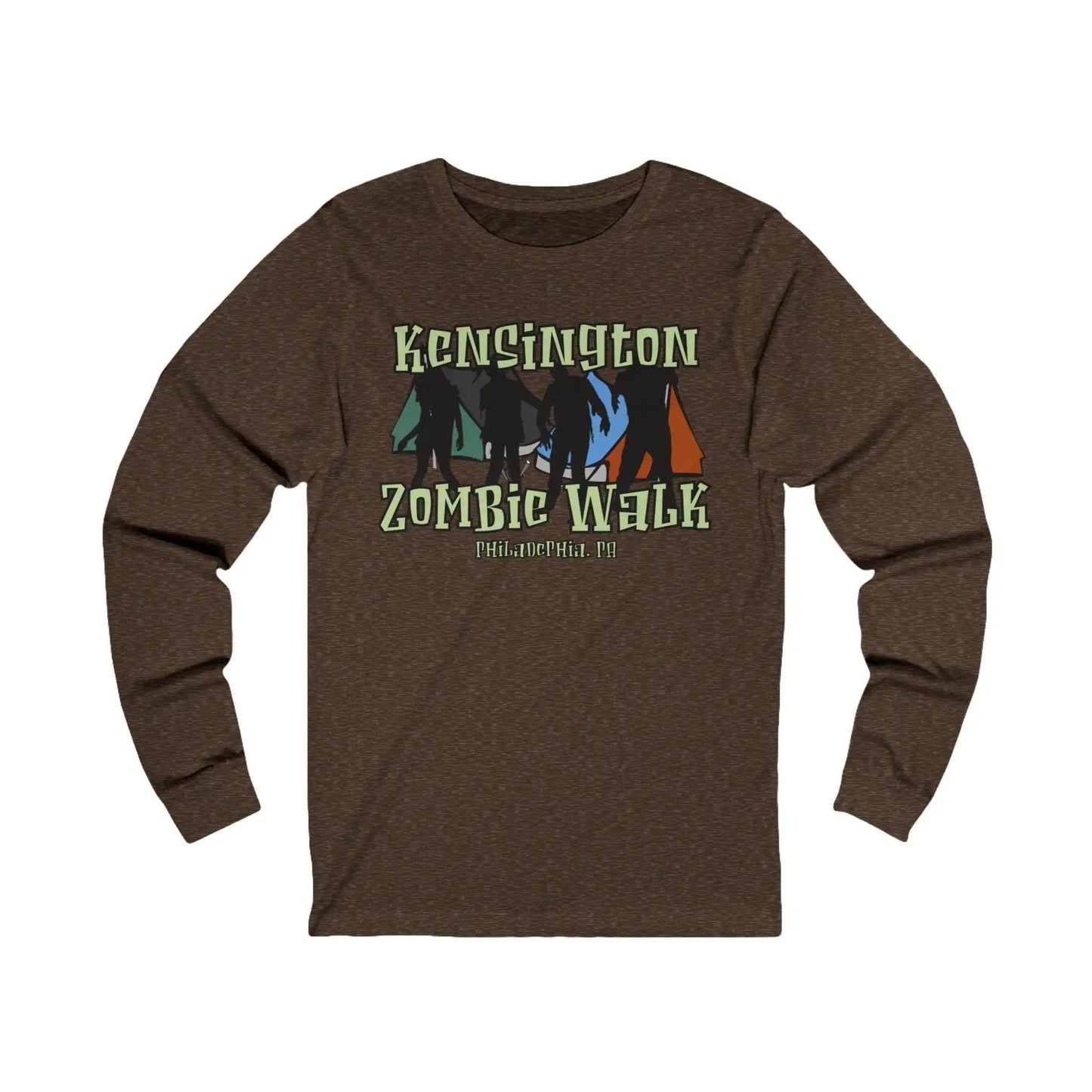Kensington Zombie Walk Men's Long Sleeve - Deplorable Tees