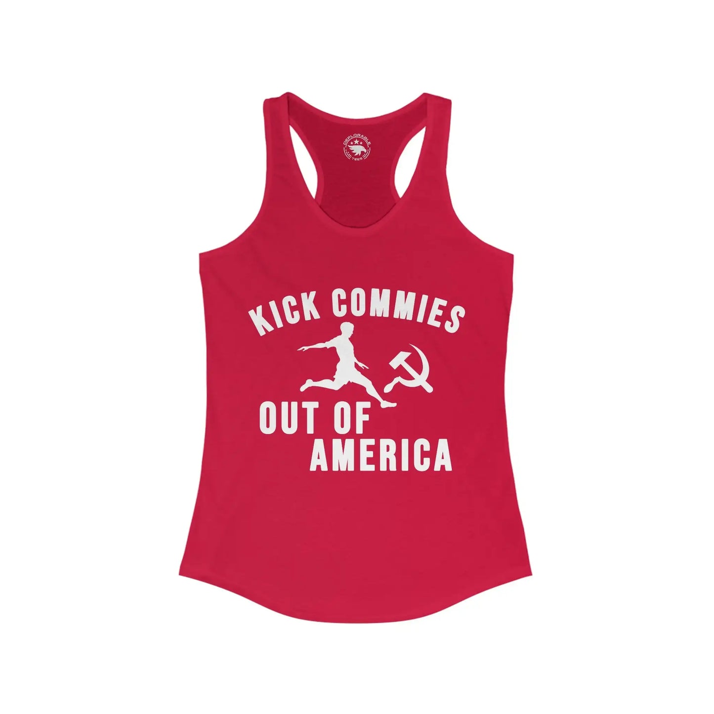 Kick Commies Out Of America Women's Tank - Deplorable Tees