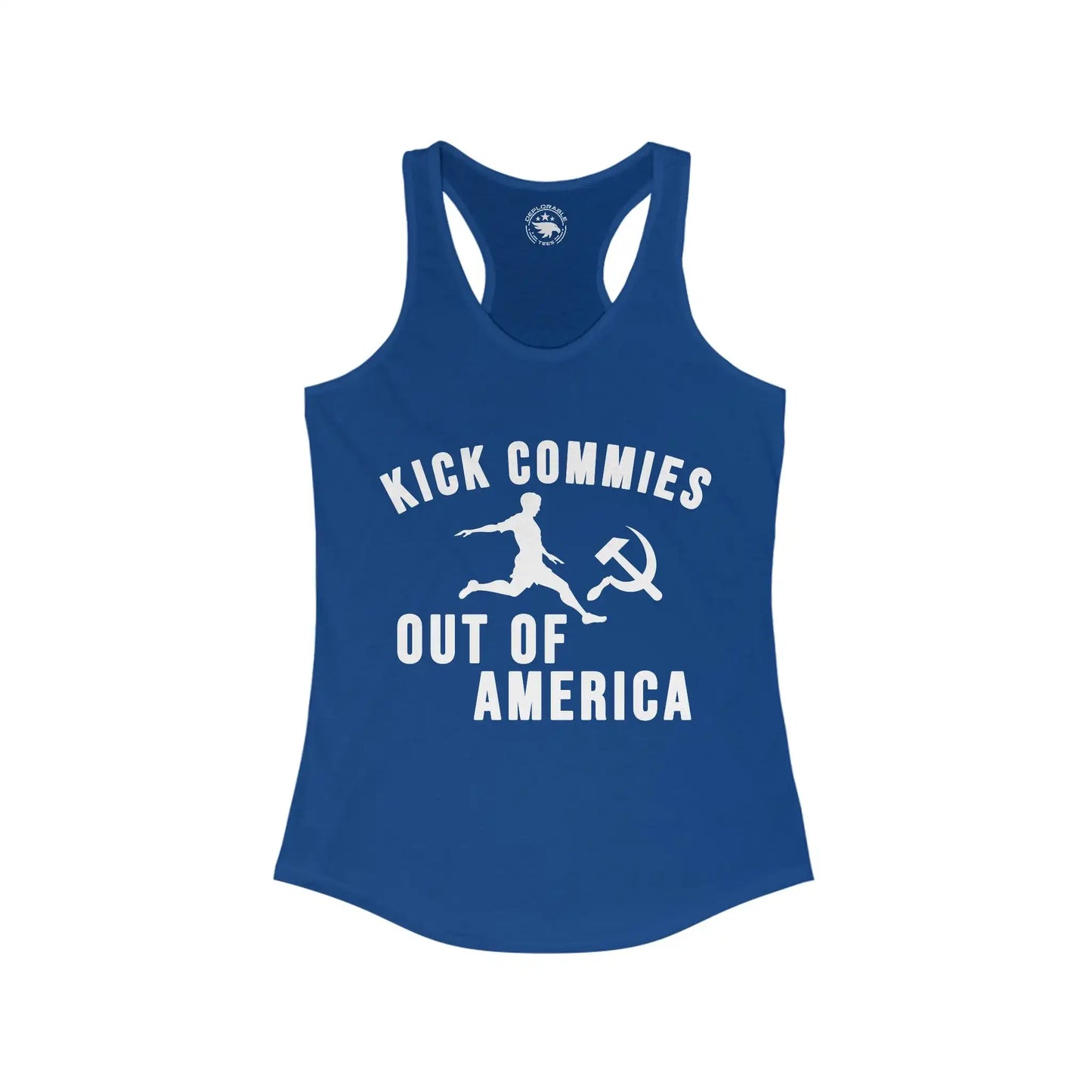 Kick Commies Out Of America Women's Tank - Deplorable Tees